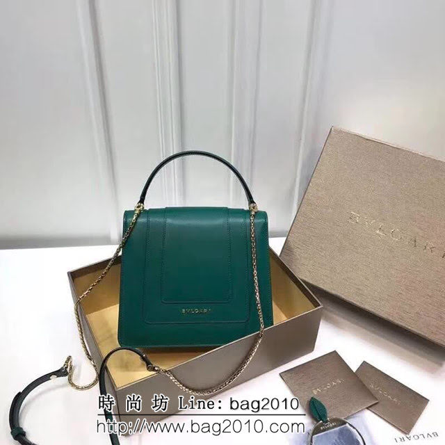 BVLGARI寶格麗 專櫃新款 蛇頭扣環 三層琺瑯蛇頭包 可手提肩背斜挎 B38329 FYD1353